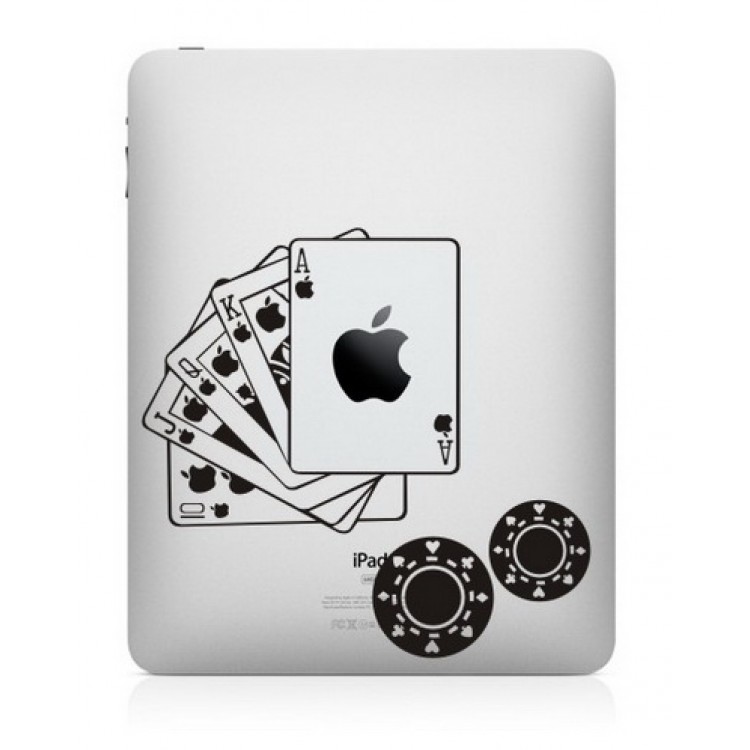 Poker iPad Sticker iPad Stickers